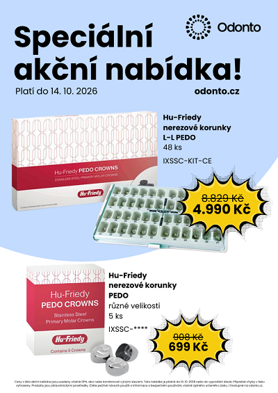 Akční nabídka Odonto - korunky Hu-Friedy